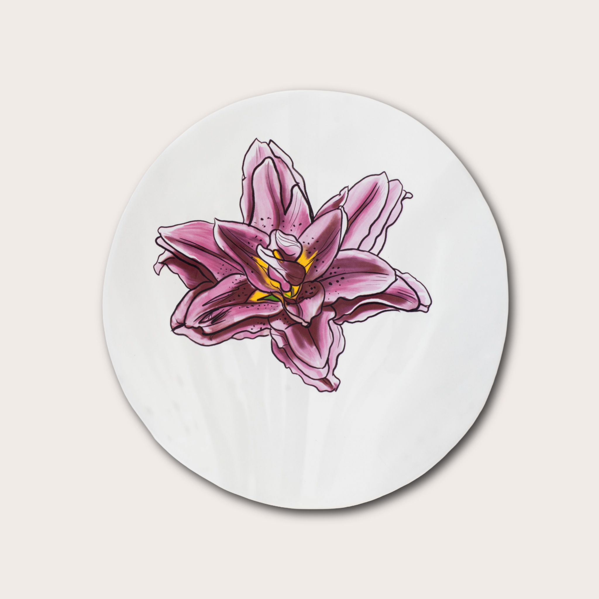Pink Lily Platter