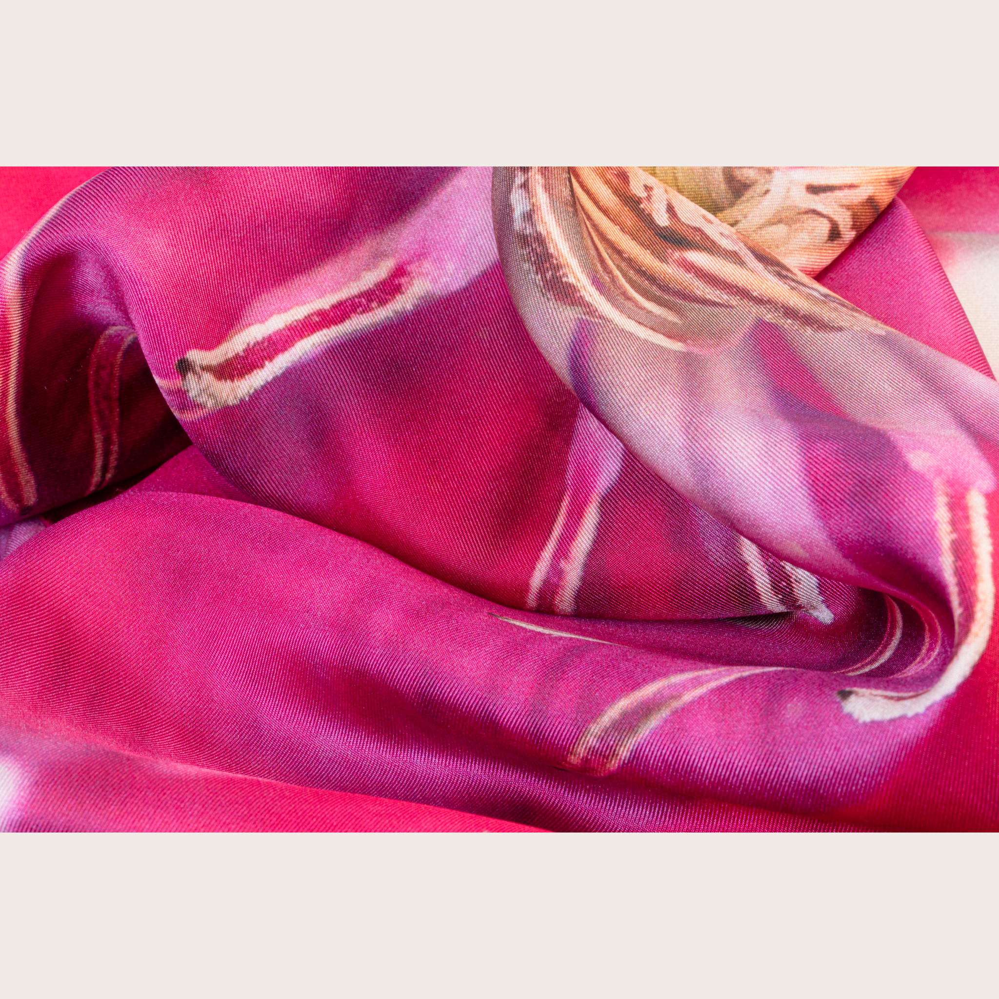Pink Aisian Virginsbower Scarf