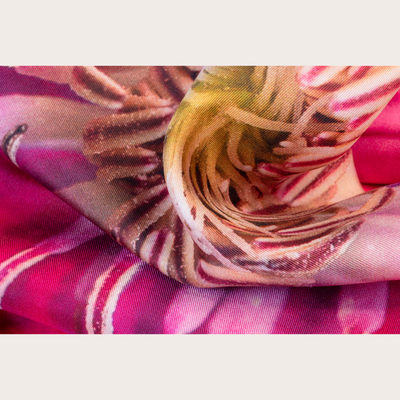 Pink Aisian Virginsbower Scarf