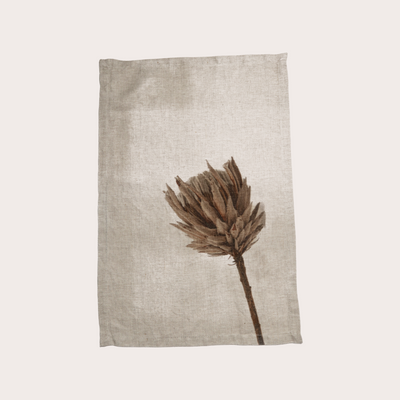 Dried Protea Tea Towel