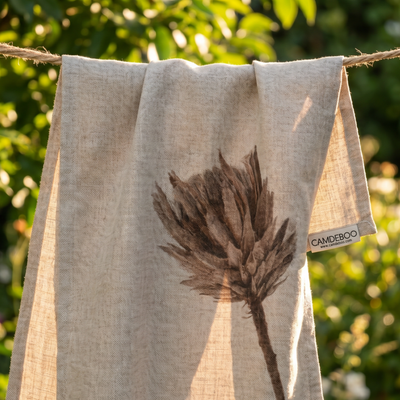 Dried Protea Tea Towel