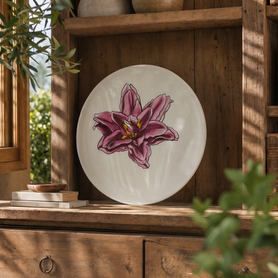 Pink Lily Platter