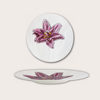 Pink Lily Platter