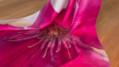 Pink Aisian Virginsbower Scarf